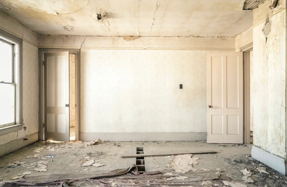 Waste disposal crew managing a cleanout project in Huntington Beach